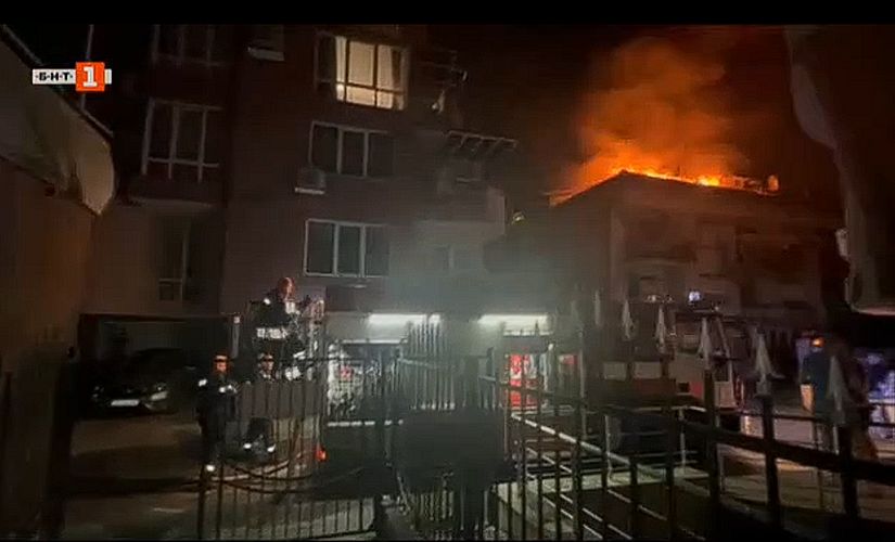 Мъж загина при пожар в жилищна кооперация